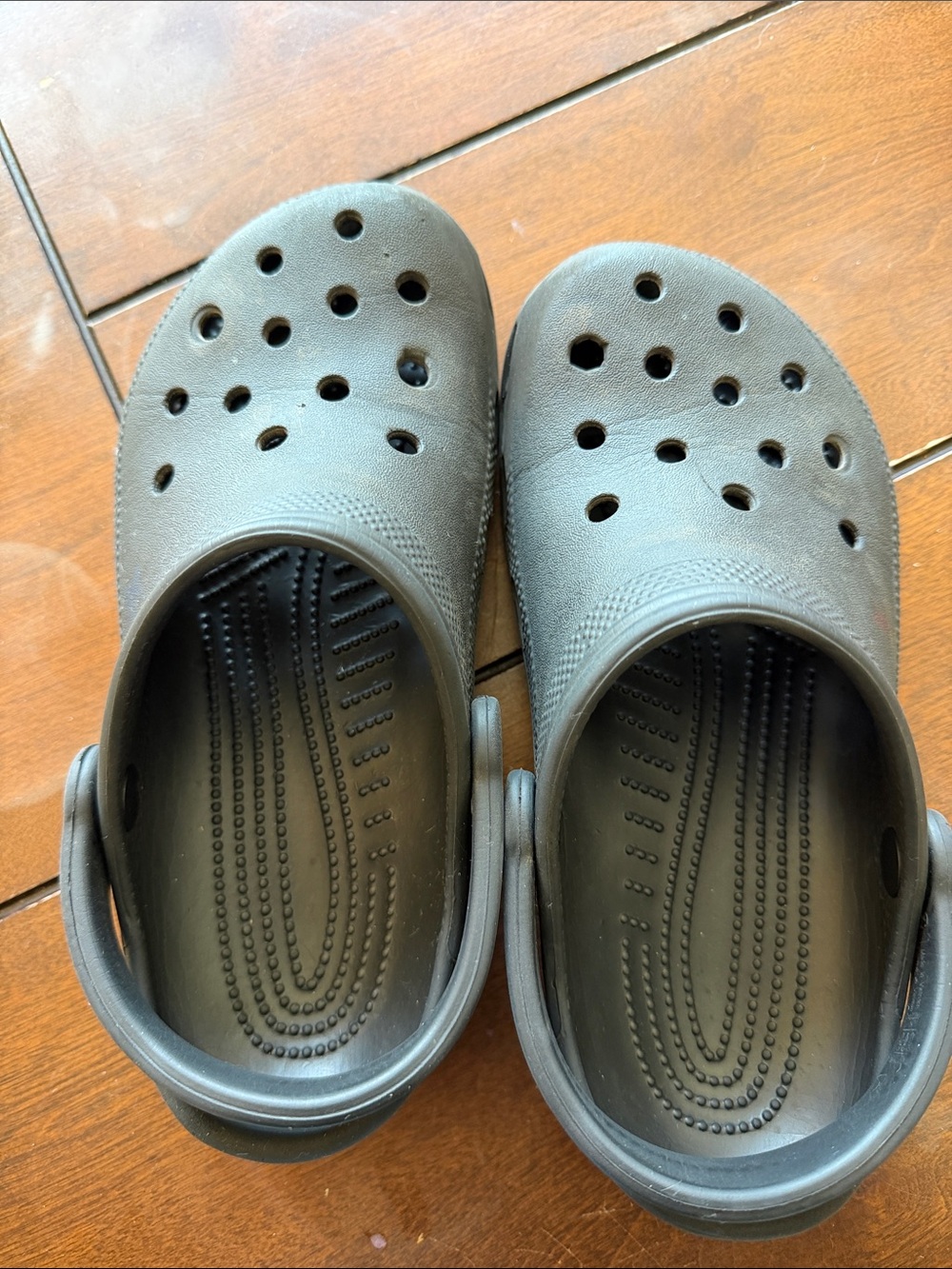 CROCS Kids Black Slip-On Clog Shoes Black - Picture 9 of 9
